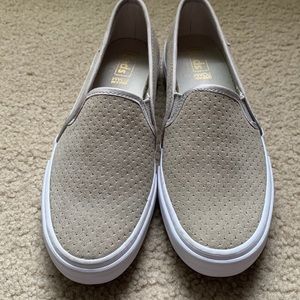 Brand new keds suede slip on sneakers